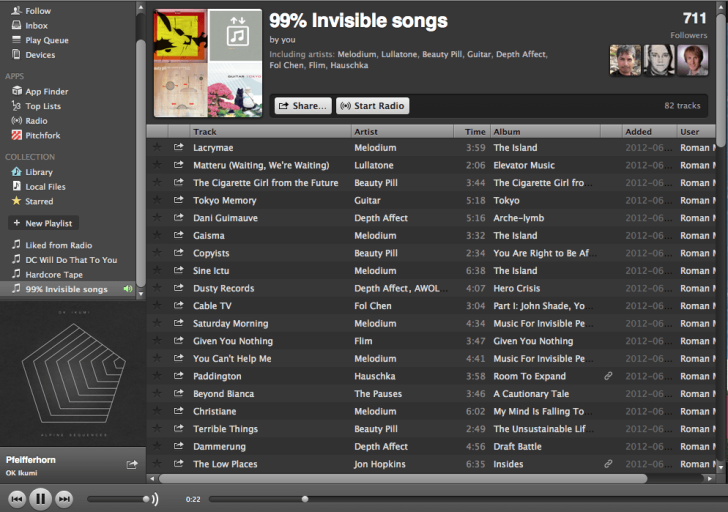 Spotify Playlist for 99% Invisible - 99% Invisible