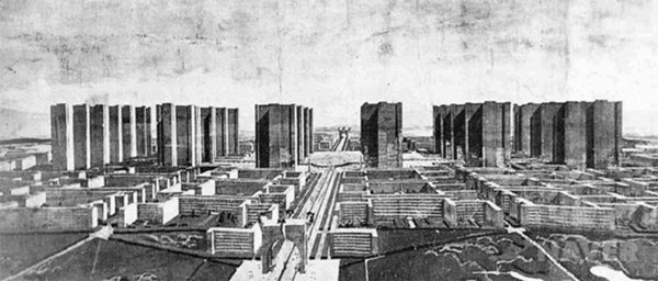 Ville Radieuse Le Corbusier S Functionalist Plan For A Utopian   Plan Voison 600x256 