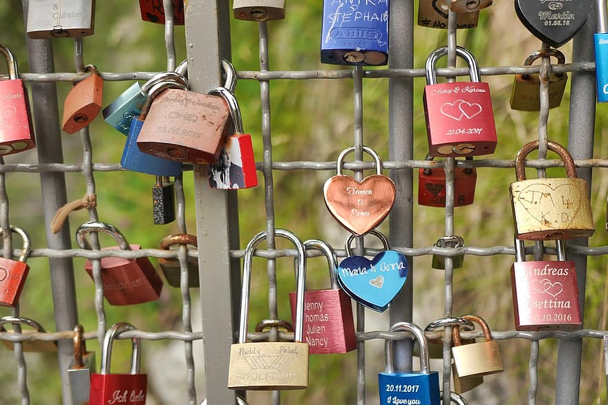 Love Locks. Locks have developed symbolic meaning…