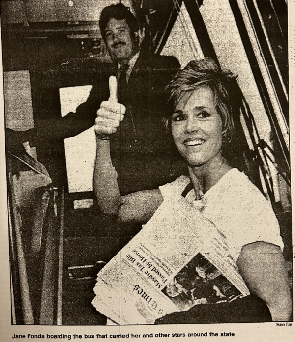 Jane Fonda advocating for Prop 65