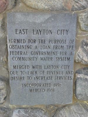 east layton city plaque