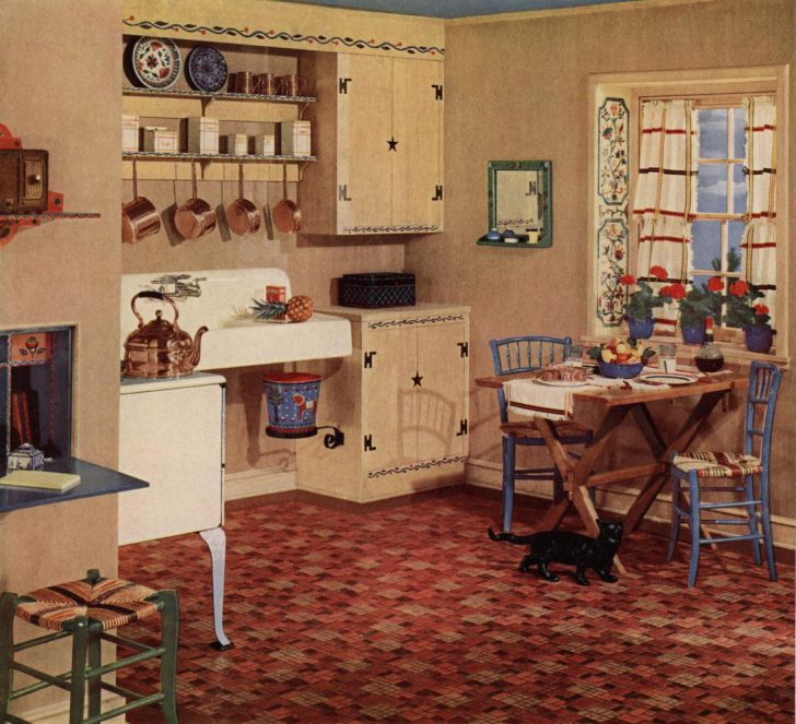That 70s Floor: The Designers Behind a Familiar Vintage Kitchen Pattern ...